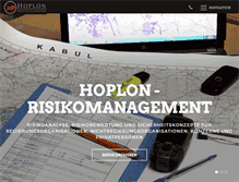 Tablet Screenshot of hoplon.pro